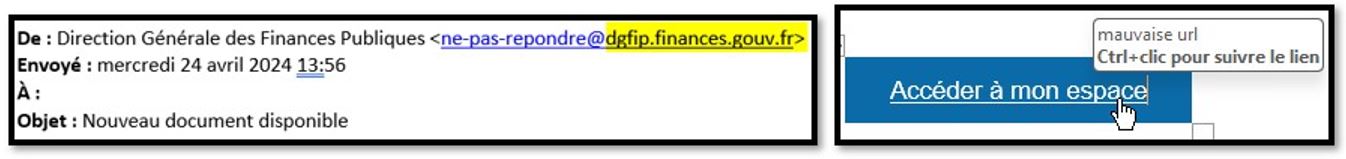 La direction générale des Finances publiques (DGFiP) a été informée de la circulation de courriels frauduleux. Il s'agit de tentatives d'hameçonnage (phishing en anglais).