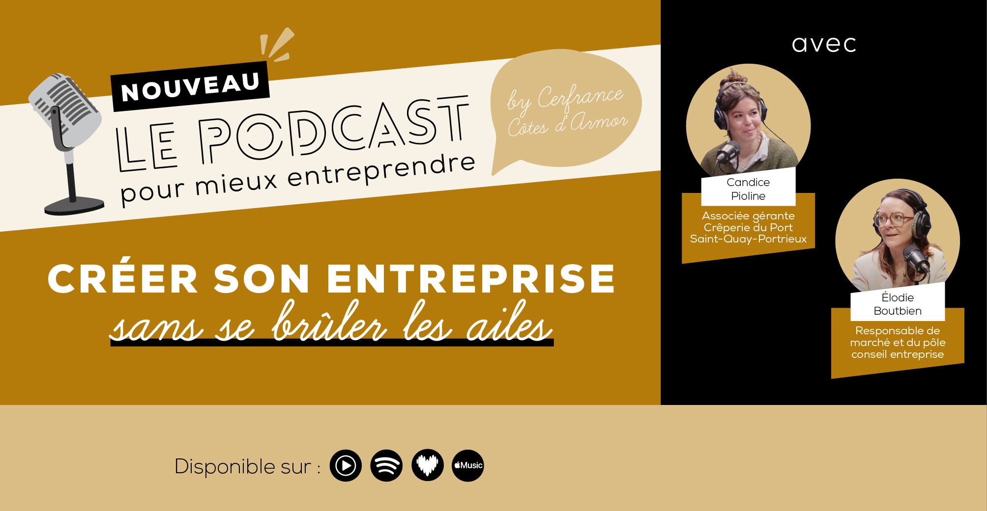 Créer son entreprise sans se brûler les ailes. Le podcast pour mieux entreprendre by Cerfrance Côtes d'Armor